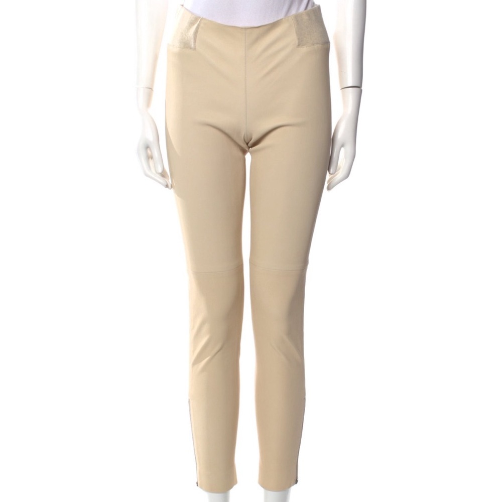 Brunello Cucinelli Cream Stretch Ankle Pants